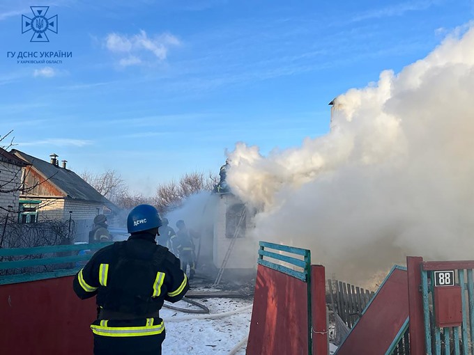 У селі Огурцівка Шевченківської громаді Харківської області сталася пожежа, не пов’язана з веденням бойових дій